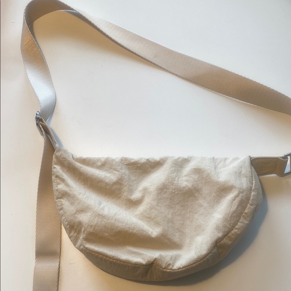 H&M Cream Crossbody Bag Minimalist Design